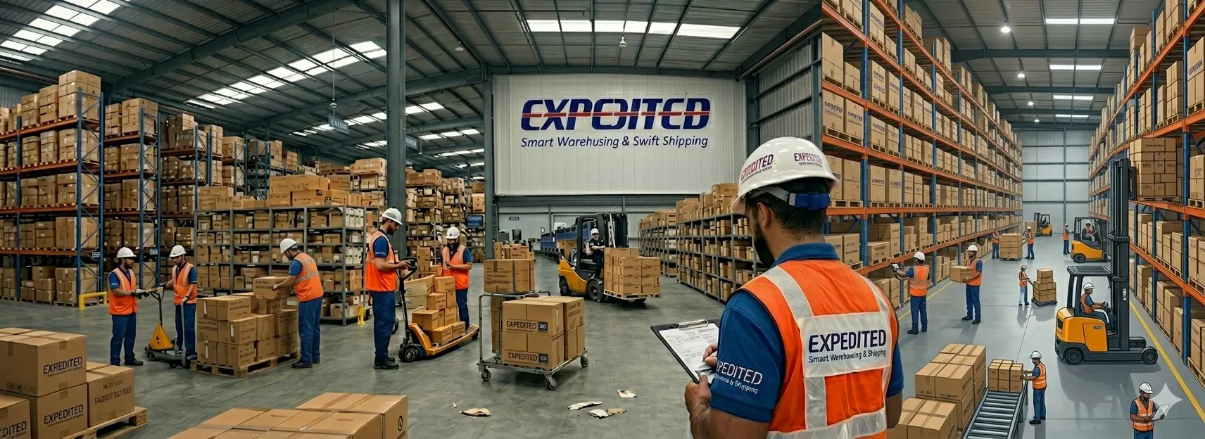 Expedited modern warehousing operations